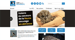 Desktop Screenshot of lpo.fr